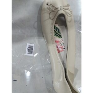 Mia Women's Flat Shoes With Bow White 7.5